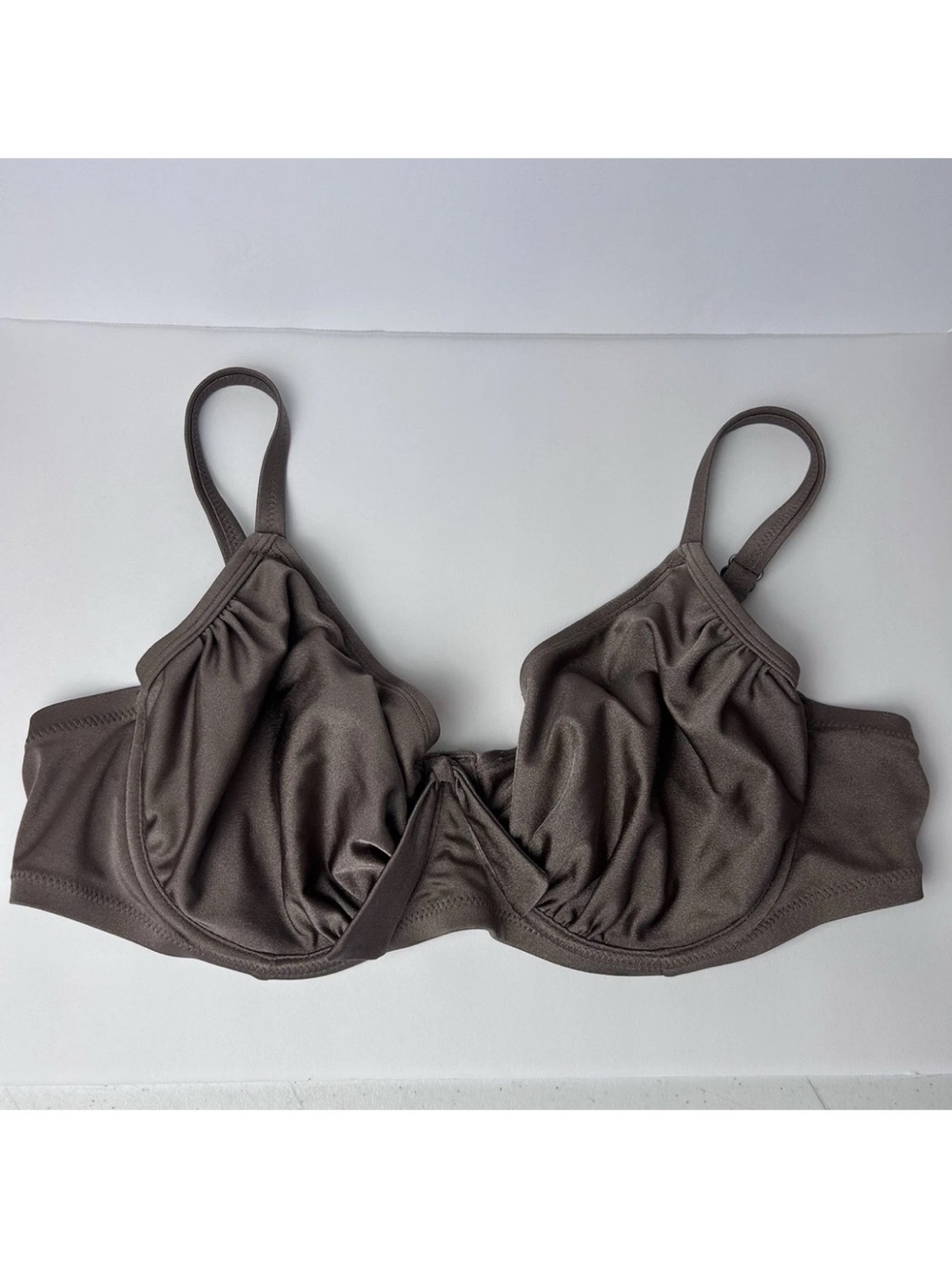 POUR MOI? "Azure" Underwire Non Padded Bikini Top Brown 32C